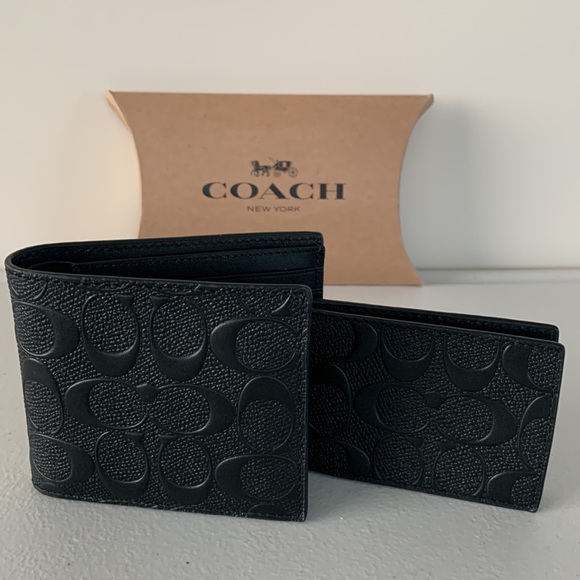 Coach Logo Bifold Wallet - Picture 1 of 7